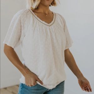 Roolee eyelet top